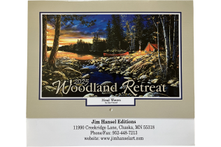 2025 Jim Hansel Woodland Retreat Calendar