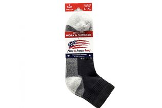 Black Cotton Ankle Socks