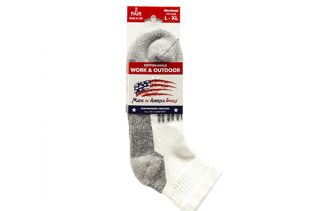 White Cotton Ankle - Socks