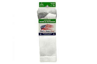 White Cotton Crew - Socks