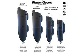BladeGuard Knife Blade Protective Case for Cutlery, Grey