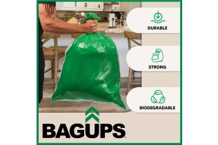 BagUps-Biodegradable Trash Bag Dispensing System
