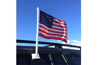 US Car Window Flag