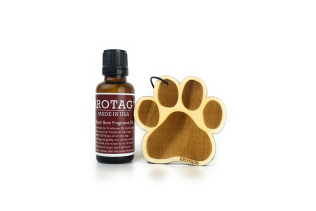 Dog Paw Wooden Car Air Freshener