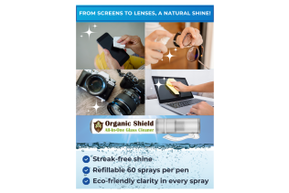 ORGANIC ALL-IN-ONE GLASS CLEANER SPRAY PEN - 5 PACK