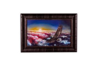 Jim Hansel 13 X 21 Framed Print-Land of the Free