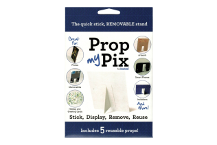 Prop My Pix™: Reusable, Self-Stick Easel Back