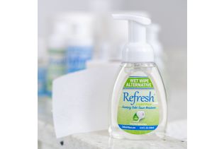 Refresh Liquid Wipe – Toilet Paper Foam