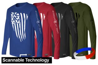Flag Long Sleeve Rightside Up Apparel - Unisex