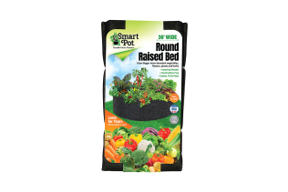 Smart Pot Smart Pot Round Raised Bed (Black) 36"