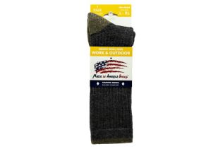 Diamond Series Crew - Charcoal / Coyote Brown Socks