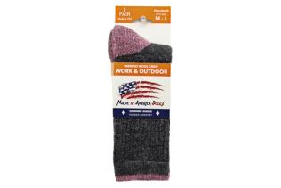 Diamond Series Crew - Charcoal / Bobby Pink Socks