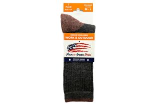 Diamond Series Crew - Charcoal / Marsala Socks