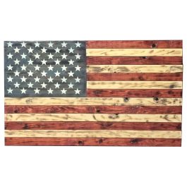 Rustic Handcrafted American Flags