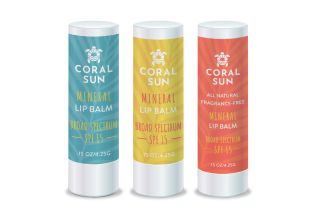 Coral Sun Lip Balm Set