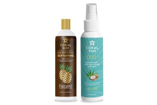 Coral Sun Self Tanning Lotion And Chill Set
