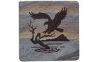 Wonderstone Sandstone Coasters-Eagle Landing set of 4