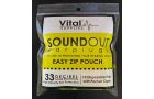 SOUNDOUT earplugs 10 pair Easy Zip Pouch with Free Carry Case