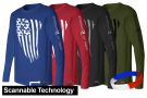 Flag Long Sleeve Rightside Up Apparel - Unisex